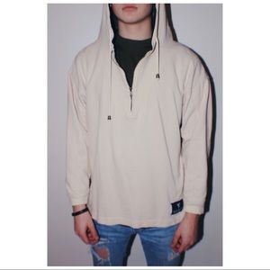 Men’s Cream Half-zip